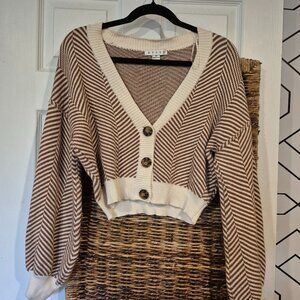 HYFVE Stripe Crop Sweater